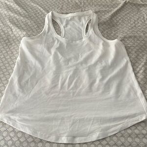 Lululemon white racerback “Love” tank size 6